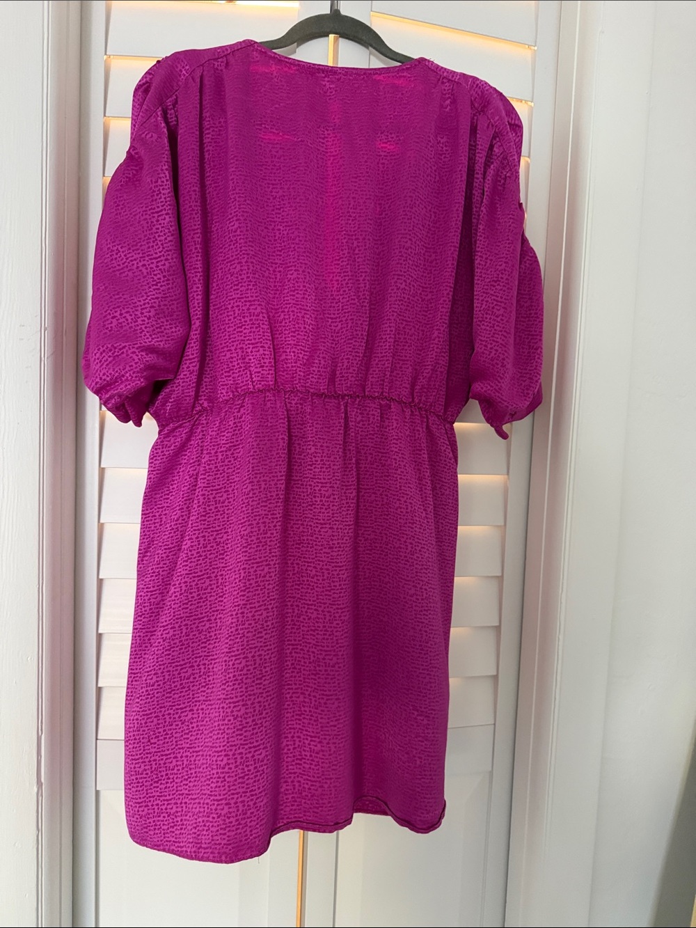 Callahan Fuchsia Wrap-Front Tunic - Picture 3 of 4